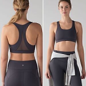 Lululemon Invigorate Bra in Blue Tied